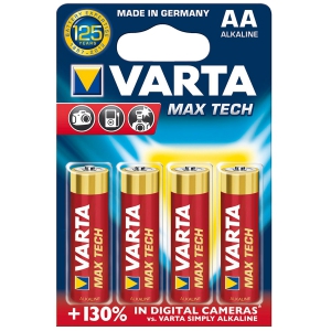 Varta Piles LR6 AA Lot de 4