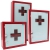 Armoire  � pharmacie 1 porte avec porte en verre tremp�e Farmor