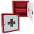 Armoire  � pharmacie 1 porte avec porte en verre tremp�e Farmor
