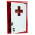 Armoire  � pharmacie 1 porte avec porte en verre tremp�e Farmor
