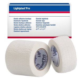 Bande lastique adhsive de contention Lighplast Pro (boite de 48, 32, 24 ou 16 bandes)