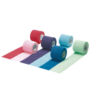 Pack 36 bandes Co-Plus couleurs assorties - 2m x 5cm