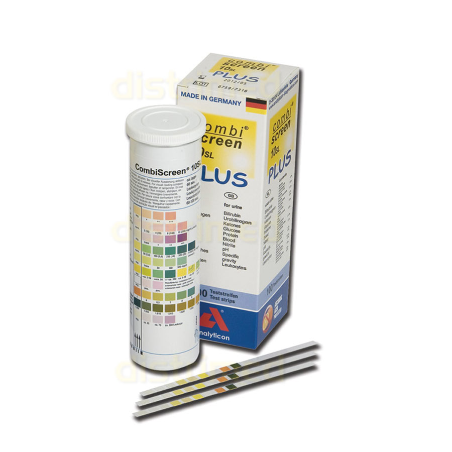 Bandelettes urinaires Combiscreen Plus 10 paramètres