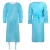 Blouse mdicale bleue non tiss avec poignets lastiques (sachet de 10)
