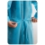 Blouse mdicale bleue non tiss avec poignets lastiques (sachet de 10)