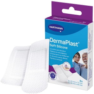 Pansements pour peaux sensibles DermaPlast Soft Silicone