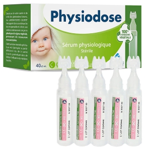 Physiodose srum physiologique strile PE vgtale - Unidose 5 mL