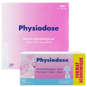 Srum physiologique strile (boite de 40 ou 100 doses)