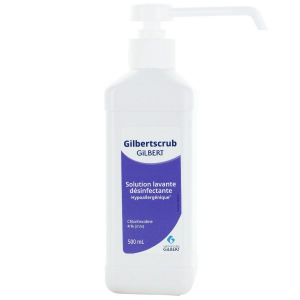 Solution lavante dsinfectante Gilbert Scrub 500 mL