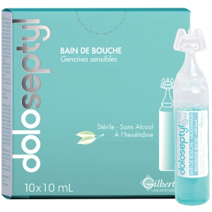 Bain de bouche unidose Doloseptyl (boite de 10)