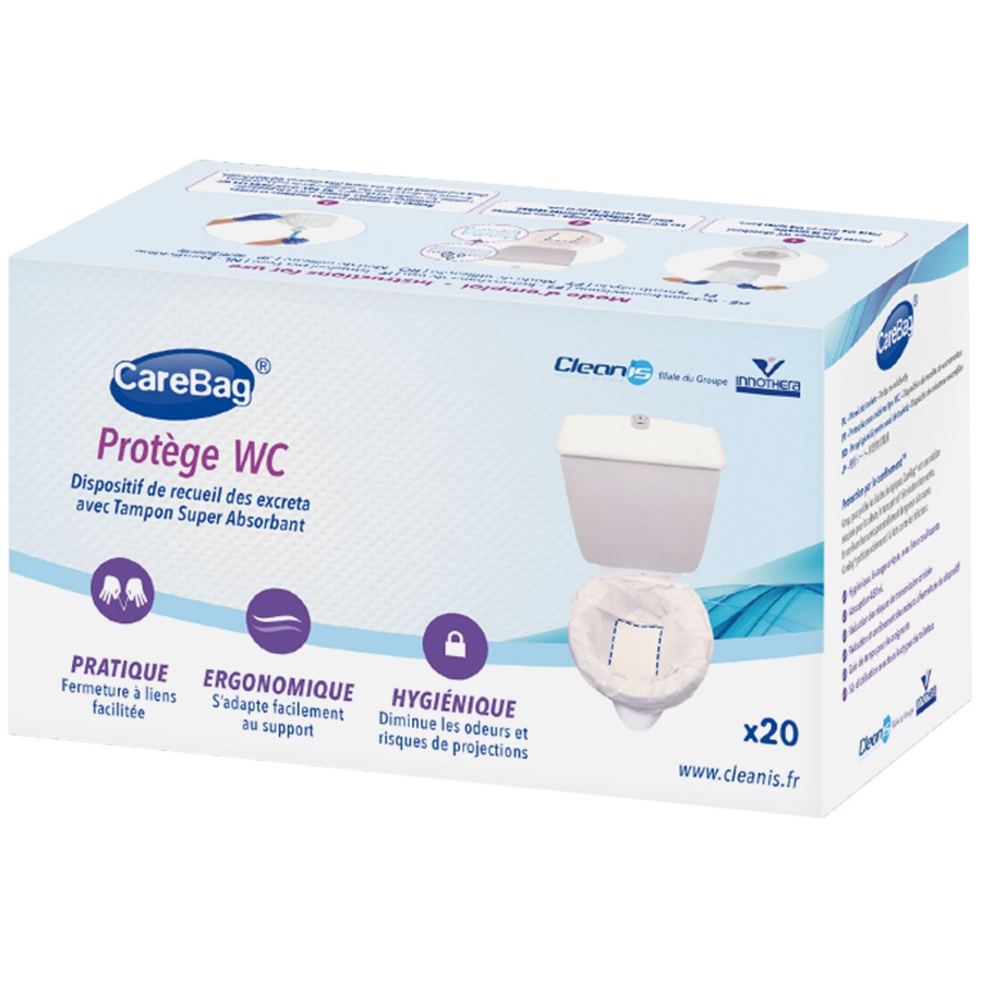 Recharge de 12 sacs hygiéniques pour WC portatif Cleanis - KV10001 