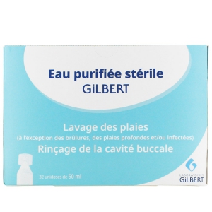 Eau purifie strile 50ml (32 doses)