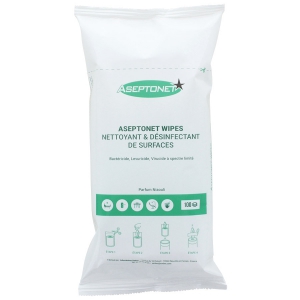 Recharge de lingettes pour bote Aseptonet (sachet de 100)