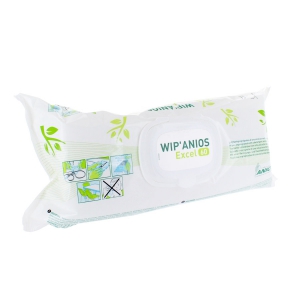 Lingettes dsinfectantes grand format Wip\'Anios Excel 60