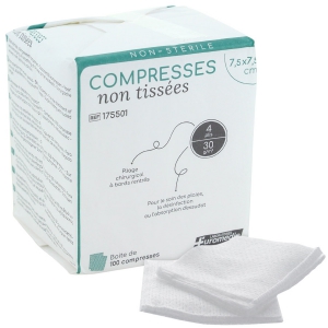 Compresses en non tiss non striles 30g