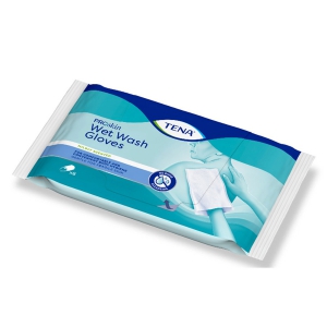 Gants de toilette TENA Wet Wash Glove Proskin (par 8)