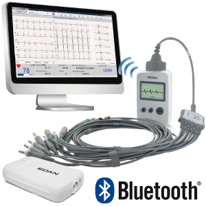 Electrocardiographe numrique sans fil EDAN SE-1515 - Reconditionn