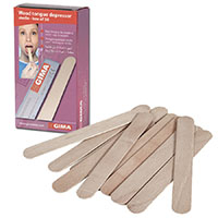 Abaisse-langues en bois striles (bote de 50)