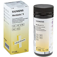 Bandelettes urinaires Multistix 5 Siemens - 5 paramtres