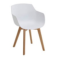 Chaise Billy - coque blanche