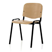 Chaise empilable en bois htre