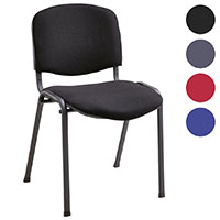 Chaise empilable en tissu