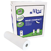 Drap d'examen jetable Maxi Compact ouat - 300 formats (50x35 cm) - 6 rouleaux