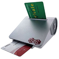 Lecteur SESAM-Vitale PC/SC bifente - Sensyl DSC-FX