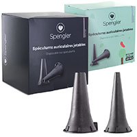 Spculums auriculaires  usage unique Spengler (boite de 250)