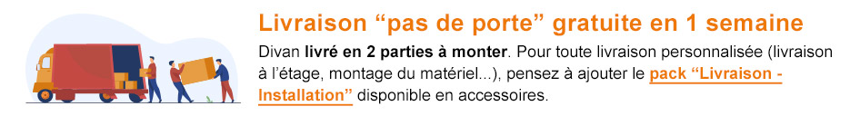 Livraison pas de porte gratuite !